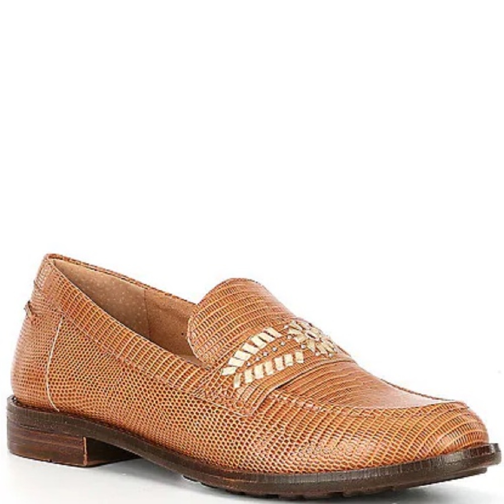 🎩🗝️NWOB $120 Brioso Leather Comfort Loafer - Frisco - Tan
